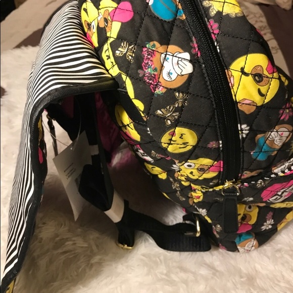 Betsey Johnson Emoji Backpack NWT - Picture 7 of 8